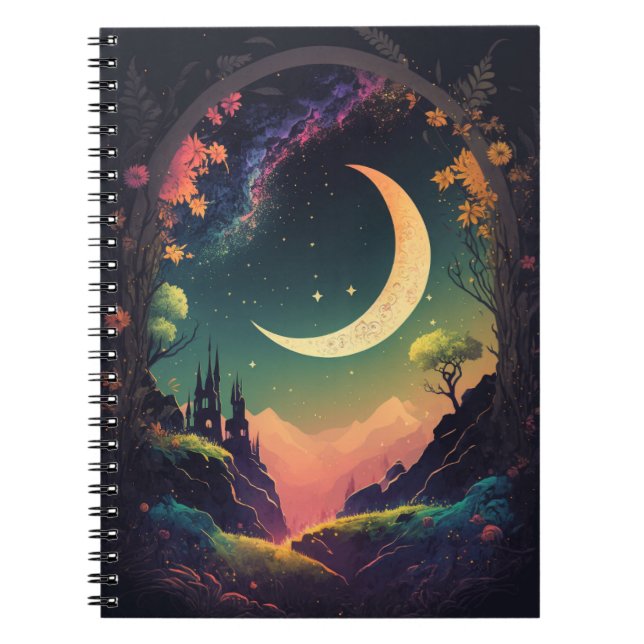 Moonrise-Notebook Notizblock (Vorderseite)
