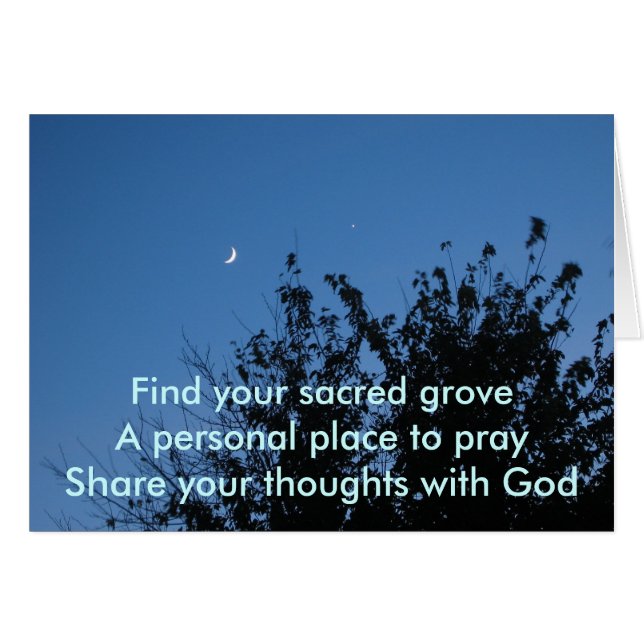 Moonrise Sacred Grove (Vorderseite (Horizontal))