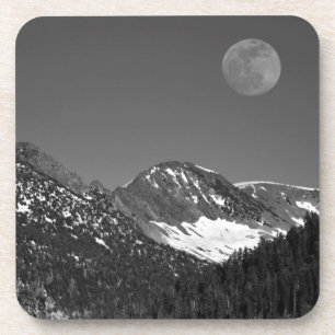 Moonrise, Sierra Nevada, Glacier Point Vista Untersetzer