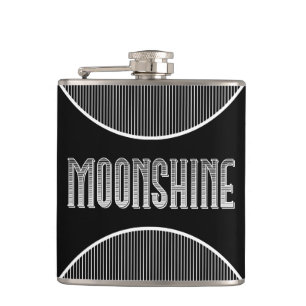 Moonshine Vinyl Wrapped Flask Flachmann