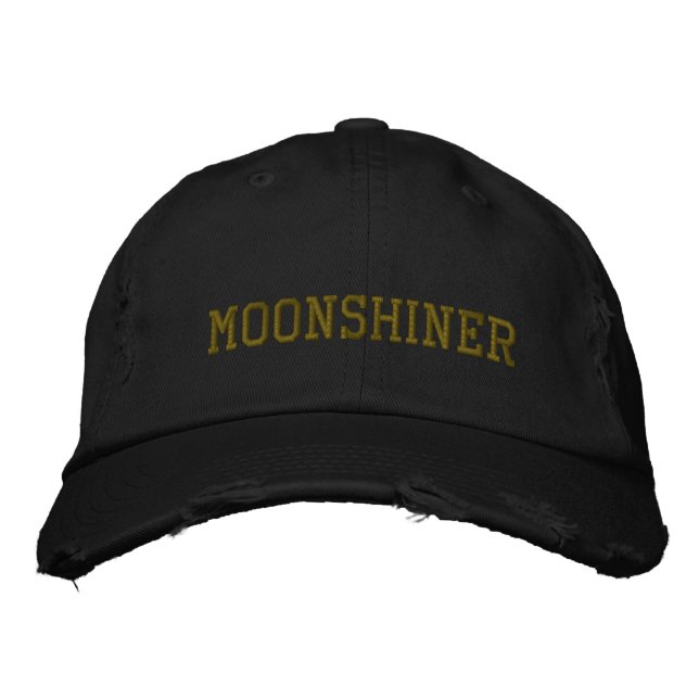 MOONSHINER BESTICKTE KAPPE (Vorderseite)