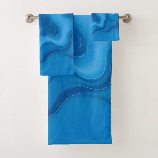 Moonstone Blue Badhandtuch Set (Insitu)