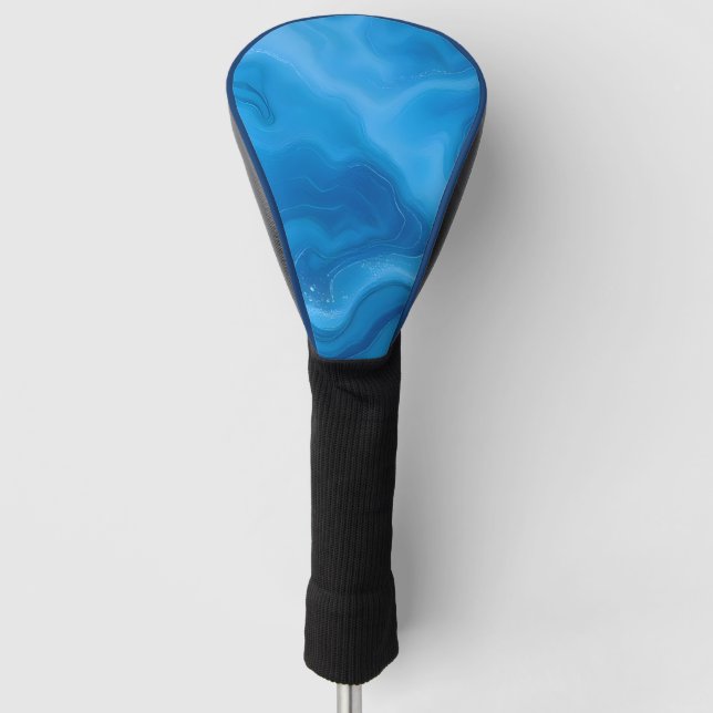 Moonstone Blue Golf Headcover (Vorderseite)