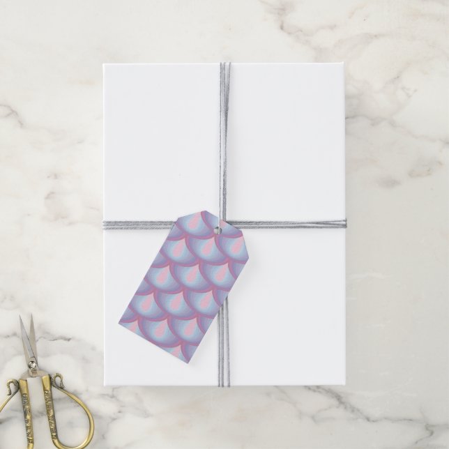 Moonstone Scales Gift Tags Geschenkanhänger (Mit Garn)