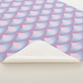 Moonstone Scales Sherpa Blanket Sherpadecke