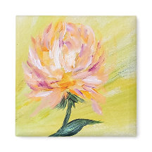 Moonstudio - Orange Peony aimant