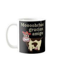 MOOOHCHAS GRACIAS AMIGO lustiges Cinco de mayo Kuh