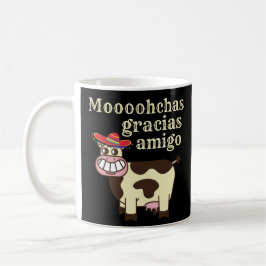MOOOHCHAS GRACIAS AMIGO lustiges Cinco de mayo Kuh Kaffeetasse
