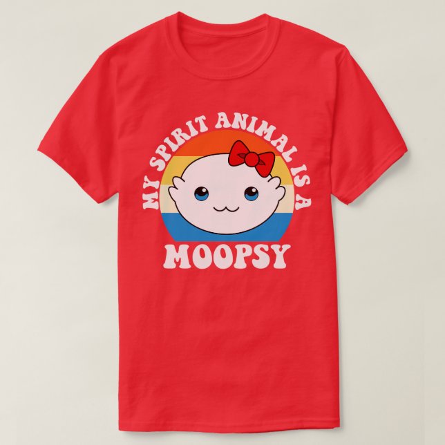 Moopsie ist mein Geiststier T-Shirt (Design vorne)