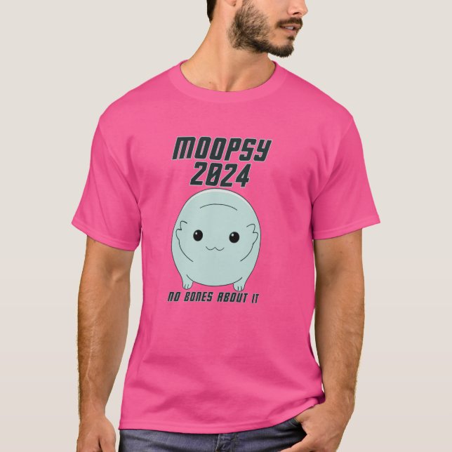 Moopsy 2024 (dunkler Text) T-Shirt (Vorderseite)