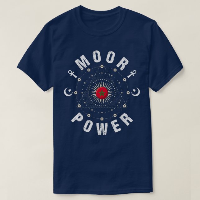 Moor Moor American God Body of Melanin T-Shirt (Design vorne)