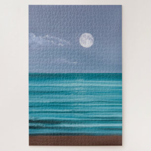 Mooraufstieg über aquamarines Meer