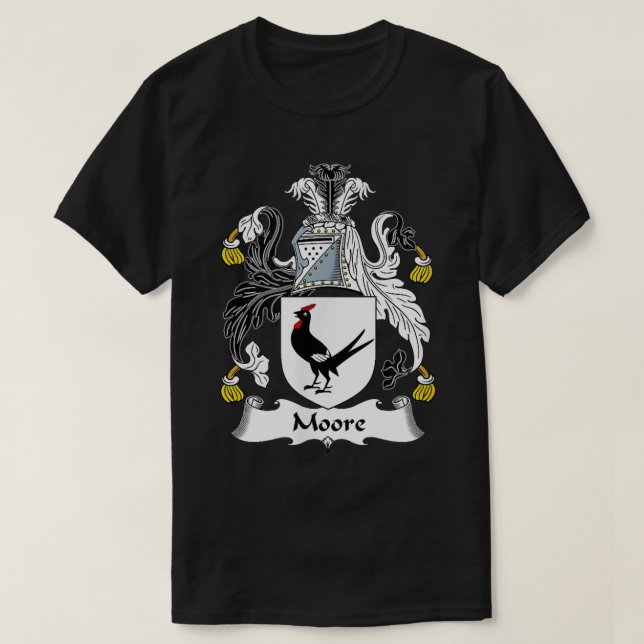 Moore Coat of Arms  Family Crest  T-Shirt (Design vorne)