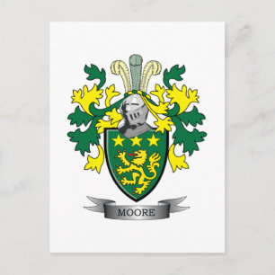 Moore-Wappen Postkarte