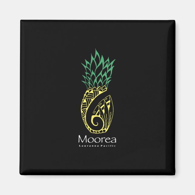Moorea-Ananas  Magnet (Vorne)