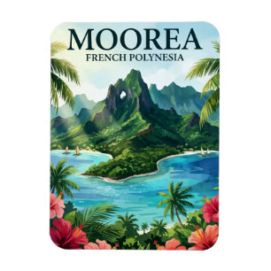 Moorea Französisch-Polynesien Magnet