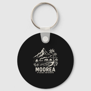 Moorea Insel Französisch-Polynesien Strandurlaub Schlüsselanhänger