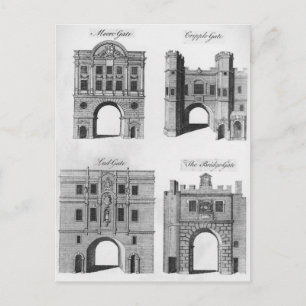 Moorgate, Cripplegate, Ludgate Bridgegate Postkarte