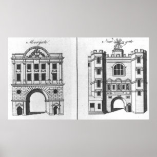 Moorgate und Newgate Poster