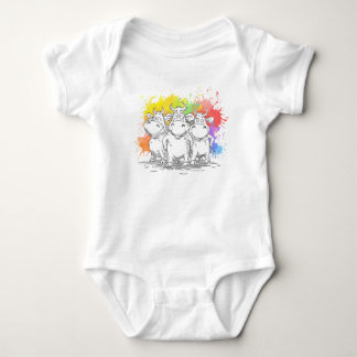 Moorific Laune: Funny Cow Design Baby Strampler
