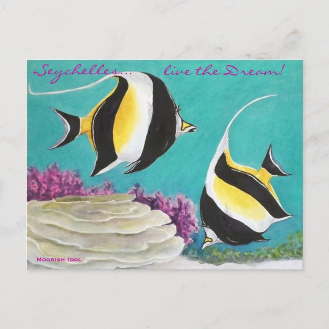 Moorish Idol Postkarte (Vorderseite)