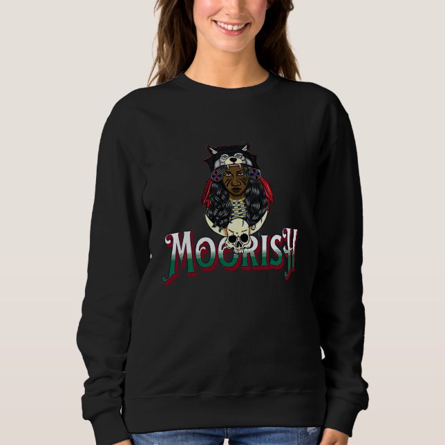 Moorish Magic  God Body Of Melanin Circle 7 Sweatshirt (Vorderseite)