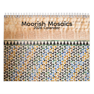 Moorish Mosaics 2026 Calendar Kalender