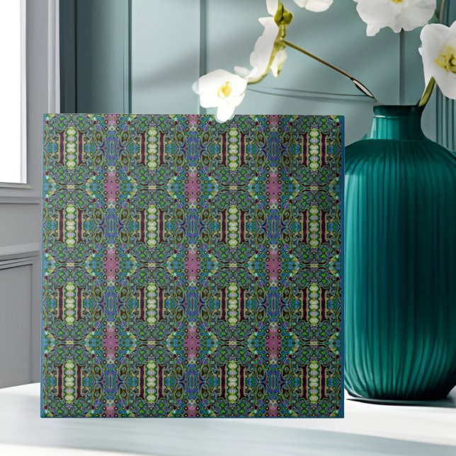 Moorish style Blue Green Tile Fliese (Von Creator hochgeladen)