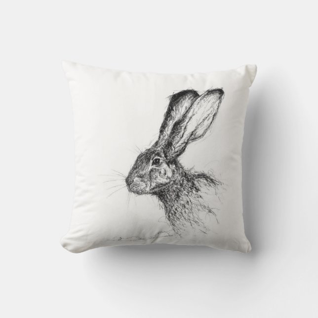 Moorlands Edge Hare Kissen (Vorderseite)
