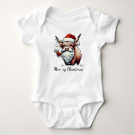 Moory Christmas Design Baby Strampler