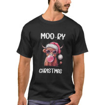 Moory Christmas Scottish Higland Cow