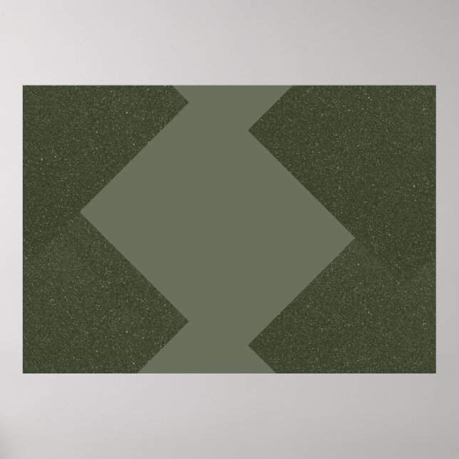Moos Green Abstrakt Poster Print (Vorne)