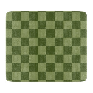 Moos Green Checkerboard Schneidebrett
