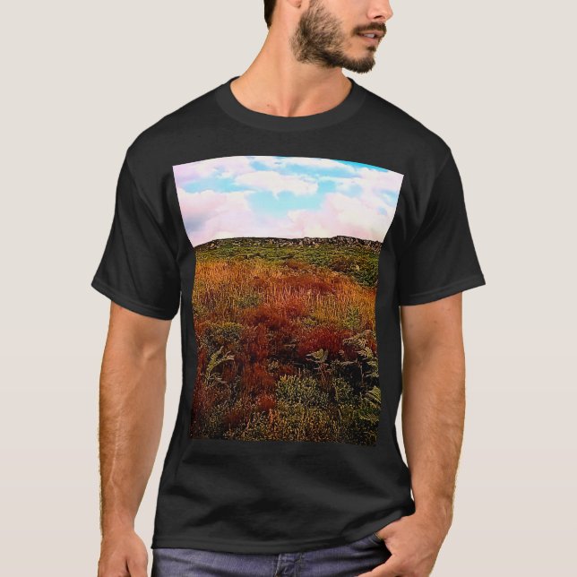 Moos überdachte Landschaft T-Shirt (Vorderseite)