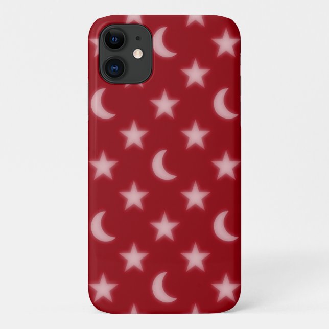 Moos und Sternmuster Case-Mate iPhone Hülle (Rückseite)