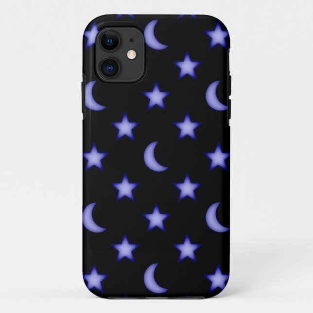 Moos und Sternmuster Case-Mate iPhone Hülle (Rückseite)