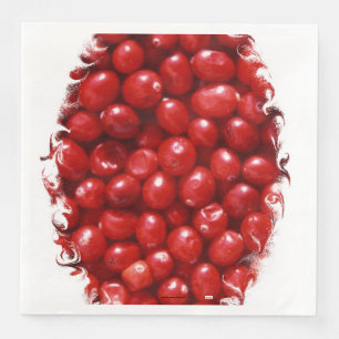 Moosbeeren Serviette