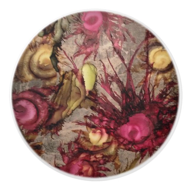 MoosbeerKeramik-Griff Keramikknauf (Vorderseite)