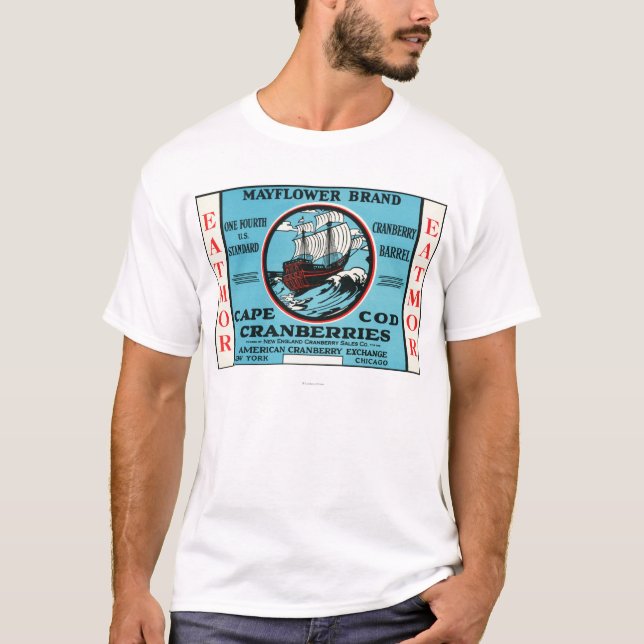 Moosbeermarke Cape Cods Mayflower Eatmor T-Shirt (Vorderseite)