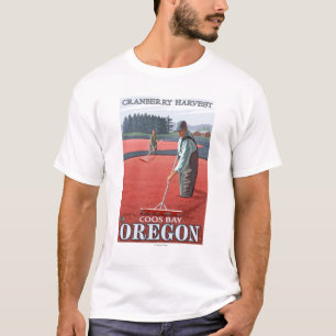 Moosbeersumpf-Ernte - Gurren-Bucht, Oregon T-Shirt