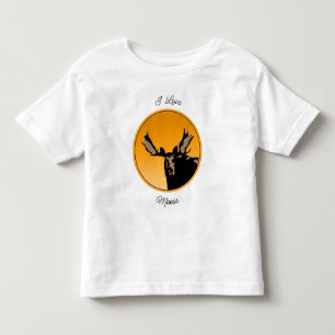 Moose at Sunset - Original Wildlife Art Kleinkind T-shirt