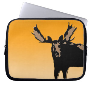 Moose at Sunset - Original Wildlife Art Laptopschutzhülle