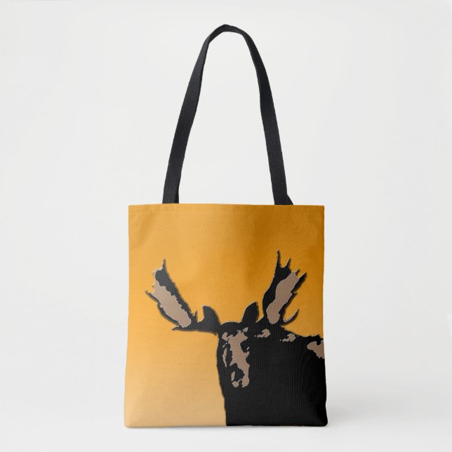 Moose at Sunset - Original Wildlife Art Tasche (Vorderseite)