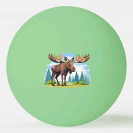 Moose buck tischtennisball