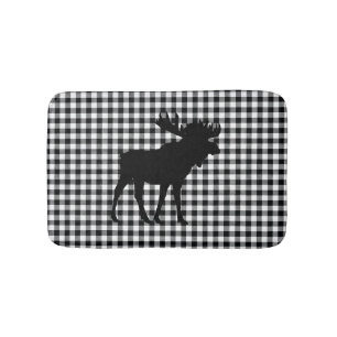 Moose Buffalo Karo Bassmatte Badematte