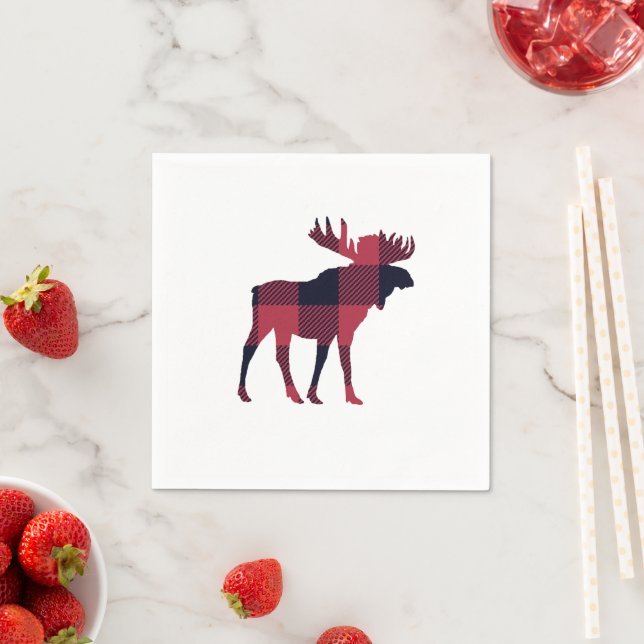 Moose Buffalo Karo Wilderness Serviette (Beispiel)