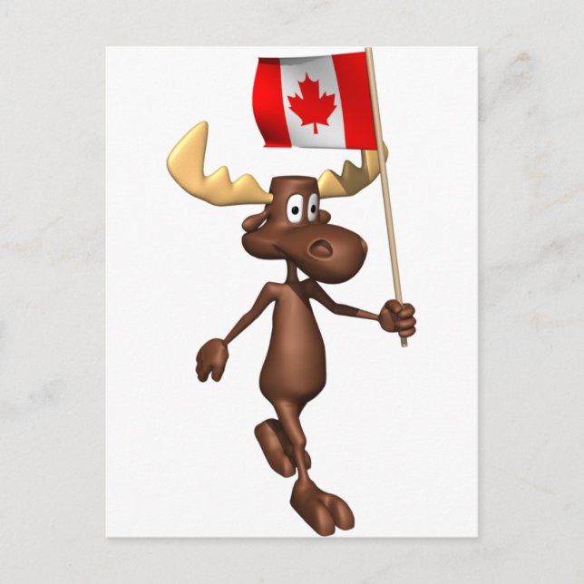 Moose Canada Postkarte (Vorderseite)