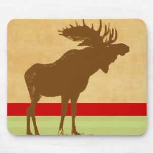 Moose Christmas Mousepad