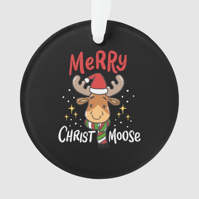 Moose Christmas Ornament (Vorderseite)
