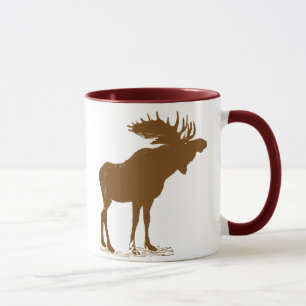 Moose Christmas Tasse